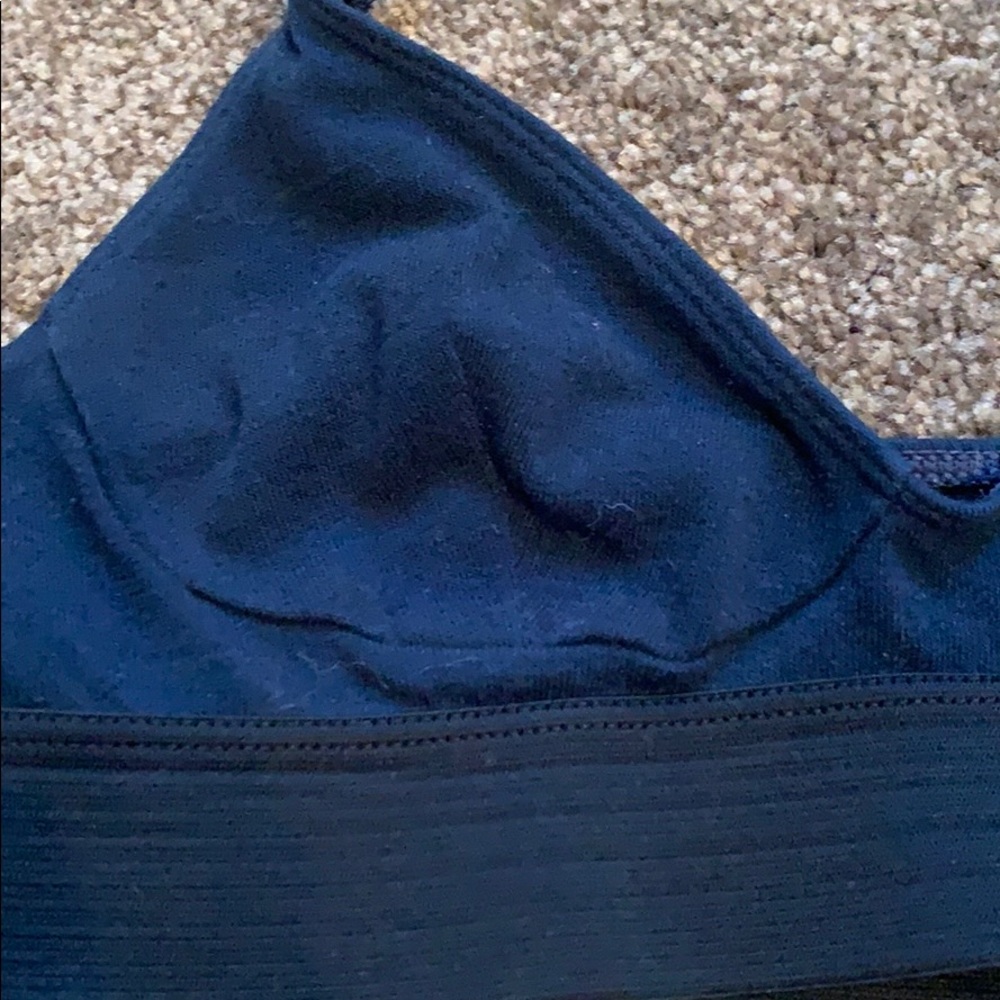 Navy BDG cotton Bralette - Picture 2 of 3